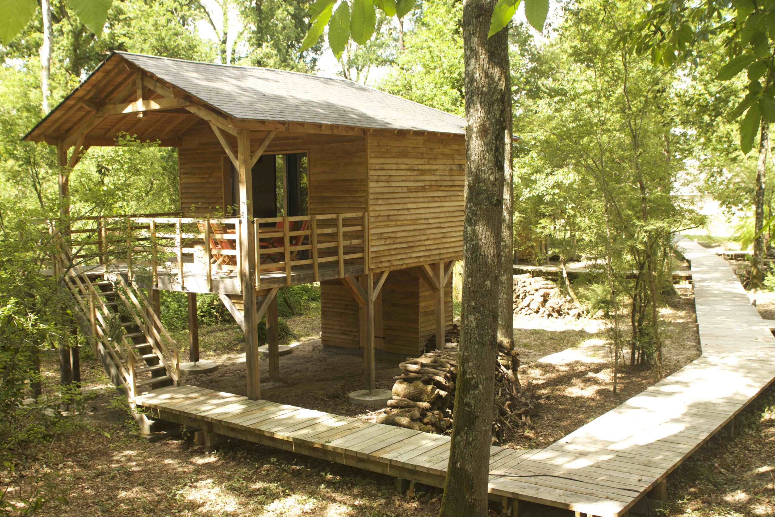 Cabane dans la forêt à Saumur